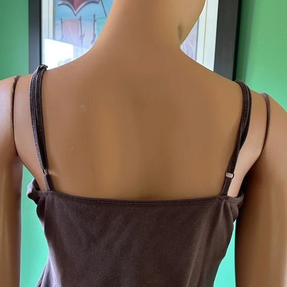 🌷🌷EUC Sonoma Women’s Brown Spaghetti Strap Camisole Top🌷🌷 - Picture 5 of 11